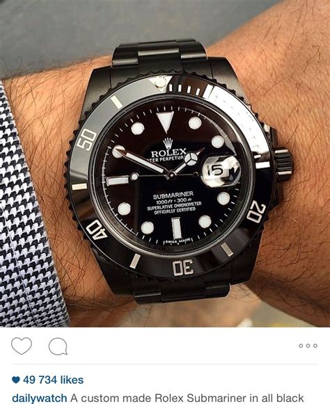 does rolex make black watches|all black rolex watches.